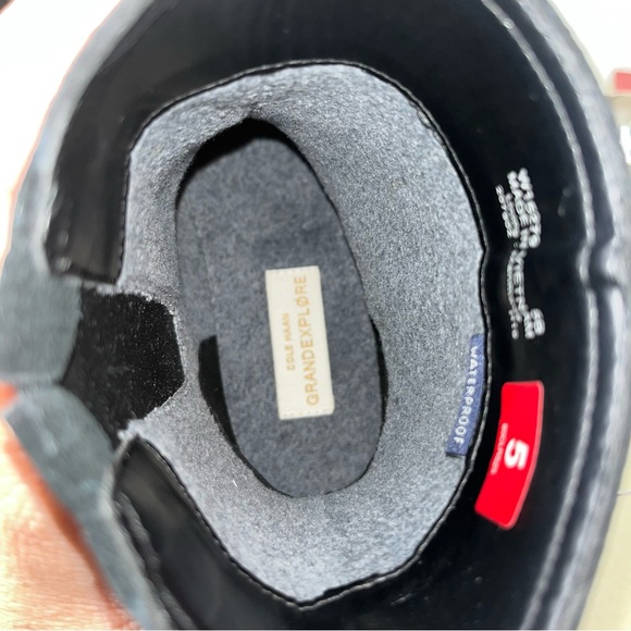 New Cole Haan Women's Shoes Zg Xc Boot (Wp) Leather Almond Toe Mid-Calf Size 5B - Picture 6 of 8